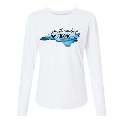 North Carolina Strong Western Nc Hurricane Womens Cotton Relaxed Long Sleeve T-Shirt