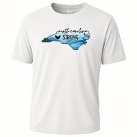 North Carolina Strong Western Nc Hurricane Cooling Performance Crew T-Shirt