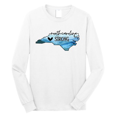 North Carolina Strong Western Nc Hurricane Long Sleeve Shirt