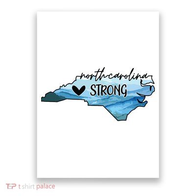 North Carolina Strong Western Nc Hurricane Poster