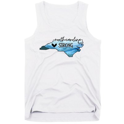 North Carolina Strong Western Nc Hurricane Tank Top