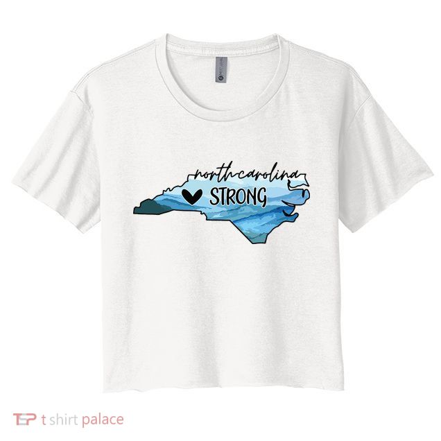 North Carolina Strong Western Nc Hurricane Crop Top