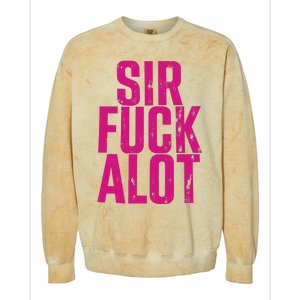 Nle Choppa Sir Fuck Alot Colorblast Crewneck Sweatshirt