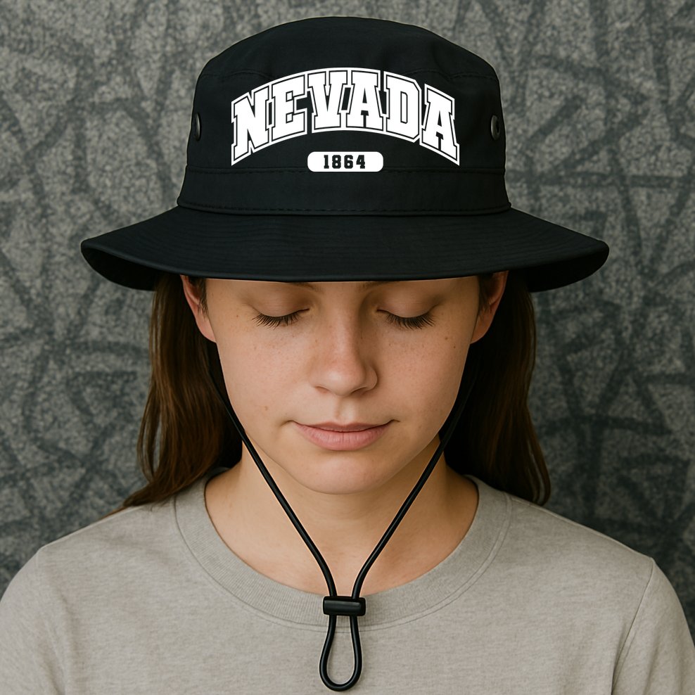 Nevada Collegiate Style 1864 Bucket Hat