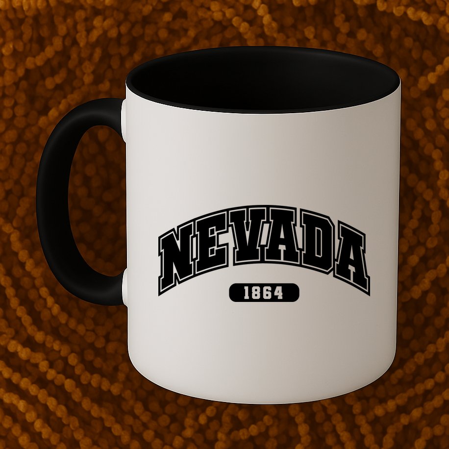 Nevada Collegiate Style 1864 Mug