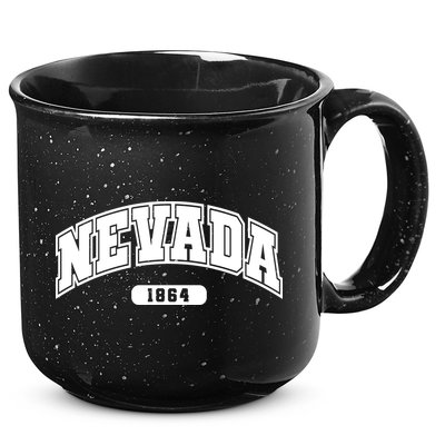 Nevada Collegiate Style 1864 15oz Campfire Ceramic Mug