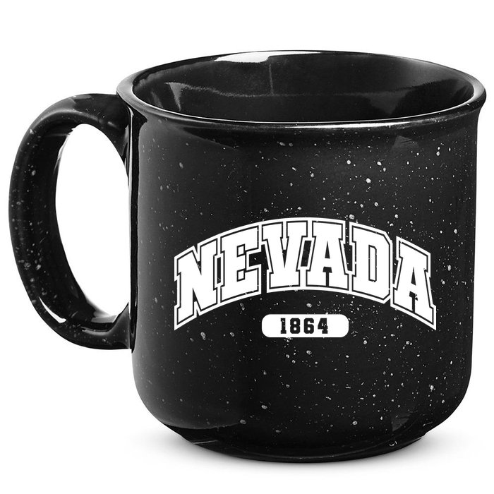 Nevada Collegiate Style 1864 15oz Campfire Ceramic Mug