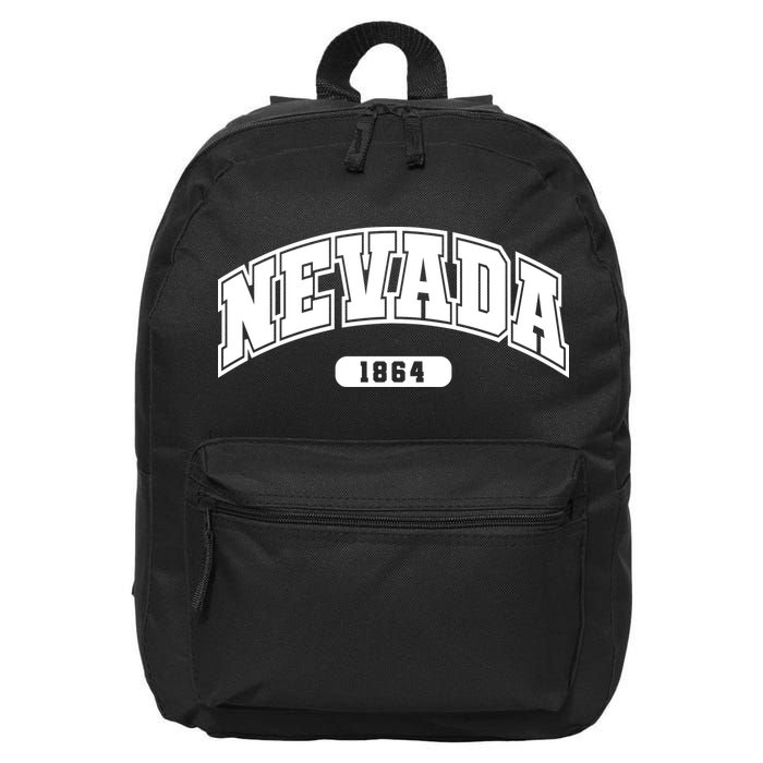 Nevada Collegiate Style 1864 16 in Basic Backpack
