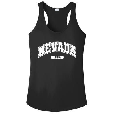 Nevada Collegiate Style 1864 Ladies PosiCharge Competitor Racerback Tank