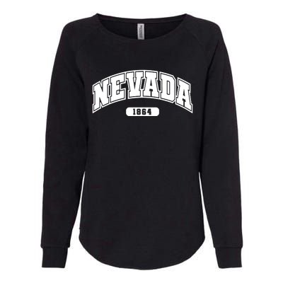 Nevada Collegiate Style 1864 Womens California Wash Sweatshirt