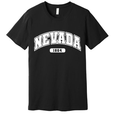 Nevada Collegiate Style 1864 Premium T-Shirt