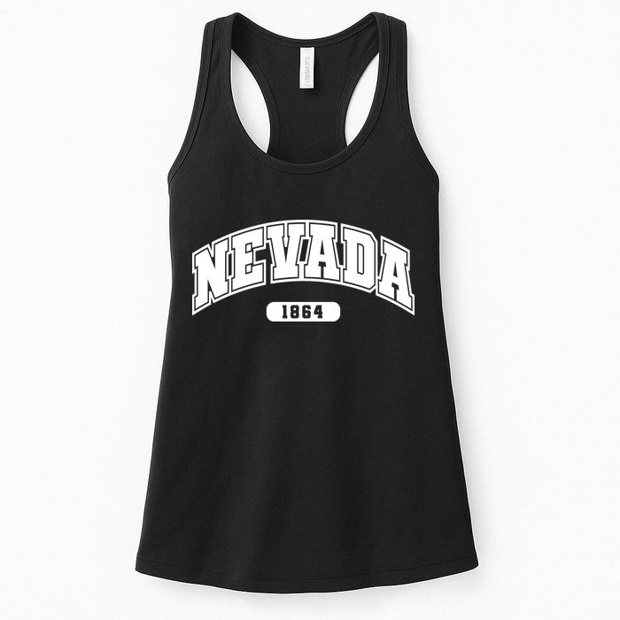 Nevada Collegiate Style 1864 Womens Tank Top