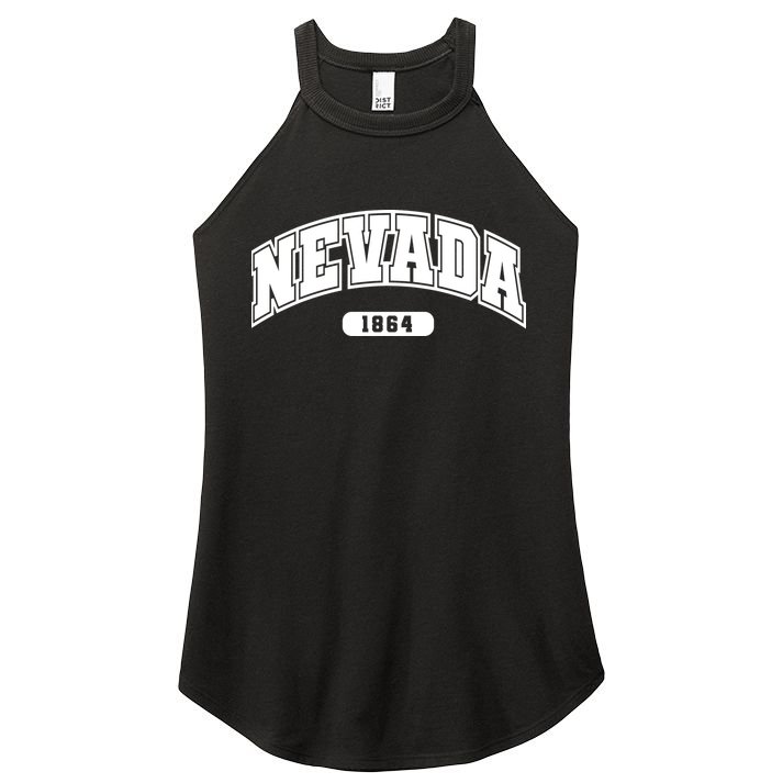 Nevada Collegiate Style 1864 Women's Perfect Tri Rocker Tank