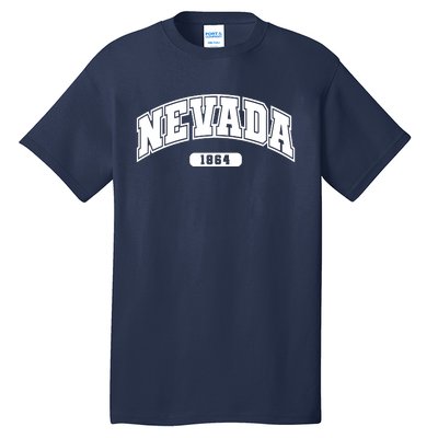 Nevada Collegiate Style 1864 Tall T-Shirt