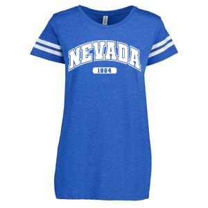 Nevada Collegiate Style 1864 Enza Ladies Jersey Football T-Shirt