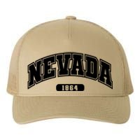 Nevada Collegiate Style 1864 Yupoong Adult 5-Panel Trucker Hat