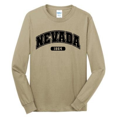 Nevada Collegiate Style 1864 Tall Long Sleeve T-Shirt