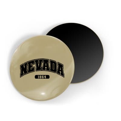 Nevada Collegiate Style 1864 Magnet