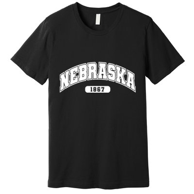 Nebraska Collegiate Style 1867 Premium T-Shirt