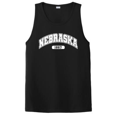 Nebraska Collegiate Style 1867 PosiCharge Competitor Tank