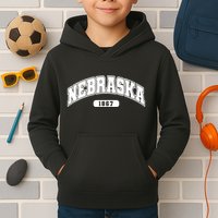 Nebraska Collegiate Style 1867 Kids Hoodie