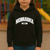 Nebraska Collegiate Style 1867 Kids Hoodie