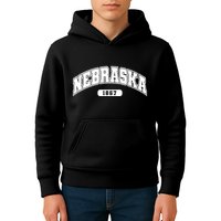 Nebraska Collegiate Style 1867 Kids Hoodie