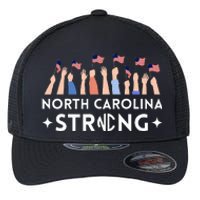 North Carolina Strong Support Nc Flag Flexfit Unipanel Trucker Cap