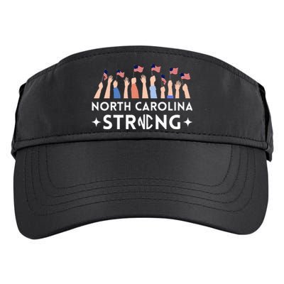 North Carolina Strong Support Nc Flag Adult Drive Performance Visor