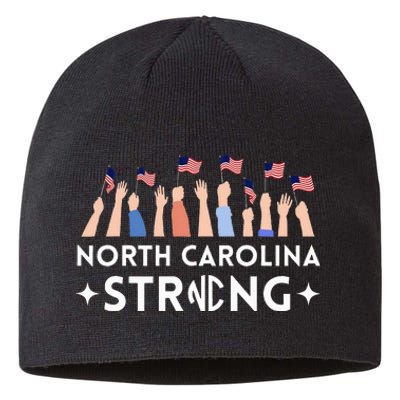 North Carolina Strong Support Nc Flag Sustainable Beanie