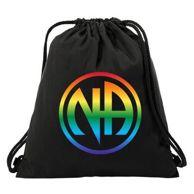 Narcotics Clean Sober Na Recovery Proud Sobriety Drawstring Bag
