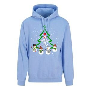 Nurse Christmas Snow Ugly Nurse Christmas Tree Gift Unisex Surf Hoodie