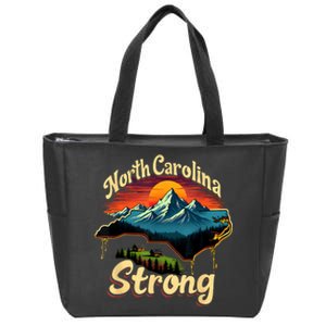 North Carolina Strong Strong Nc State Support For Carolina Zip Tote Bag