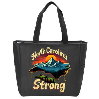 North Carolina Strong Strong Nc State Support For Carolina Zip Tote Bag