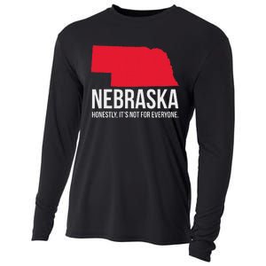 Native Cornhusker State Funny I Love Nebraska Cooling Performance Long Sleeve Crew