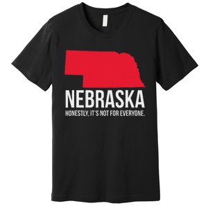 Native Cornhusker State Funny I Love Nebraska Premium T-Shirt