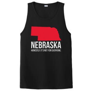 Native Cornhusker State Funny I Love Nebraska PosiCharge Competitor Tank