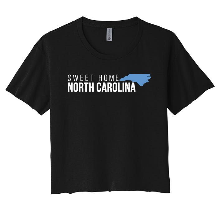 North Carolina Sweet Home Women's Crop Top Tee