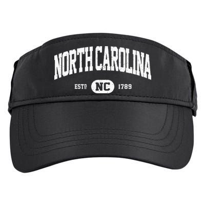 North Carolina Swea Retro Vintage N Carolina Hoodie NC Adult Drive Performance Visor
