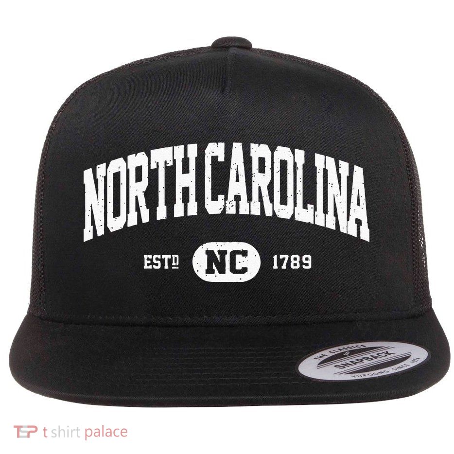North Carolina Swea Retro Vintage N Carolina Hoodie NC Flatbill Hat