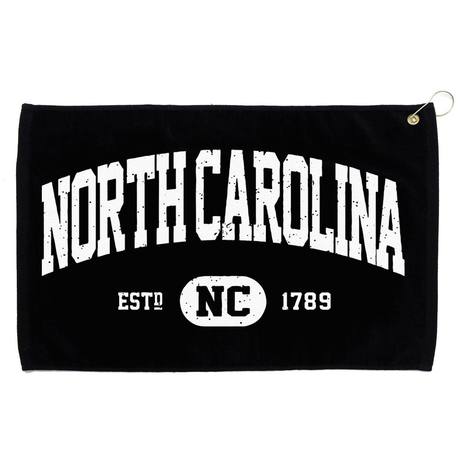 North Carolina Swea Retro Vintage N Carolina Hoodie NC Grommeted Golf Towel