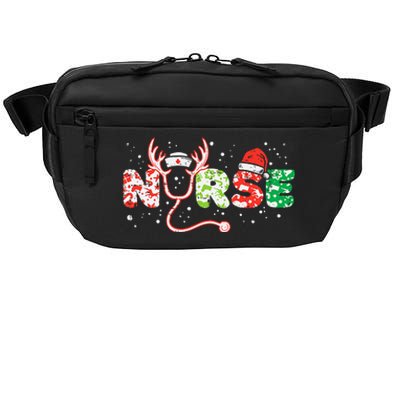 Nurse Christmas Stethoscope Nurses Xmas Scrub Top Crossbody Pack