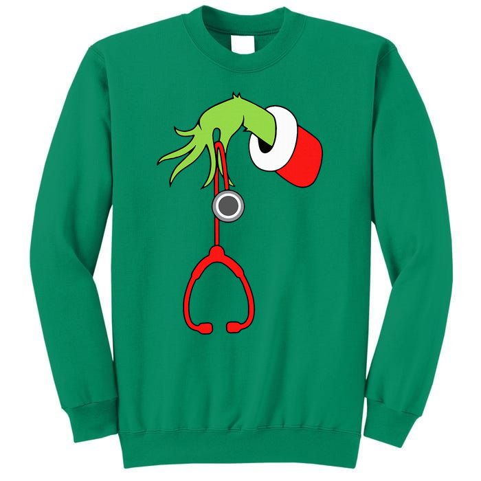 Nurse Christmas Stethoscope Nurses Xmas Pajamas Pjs Sweatshirt