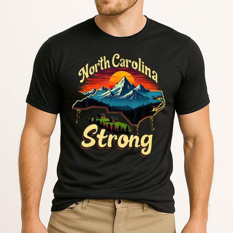 North Carolina Strong Strong Nc State Support Cooling Performance Crew T-Shirt