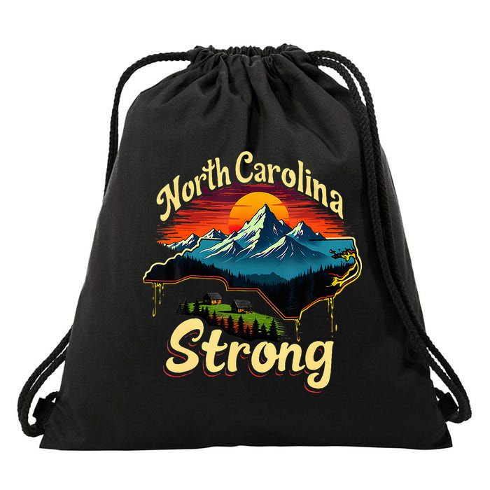 North Carolina Strong Strong Nc State Support Drawstring Bag