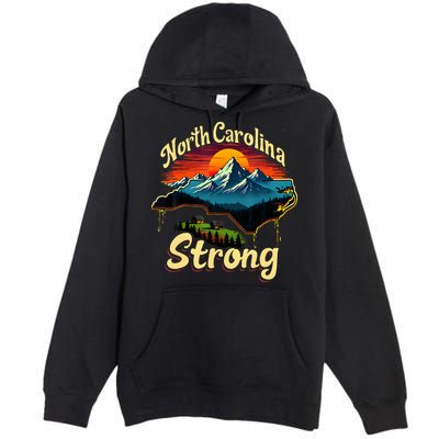 North Carolina Strong Strong Nc State Support Premium Pullover Hoodie