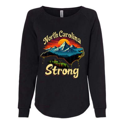 North Carolina Strong Strong Nc State Support Womens California Wash Sweatshirt