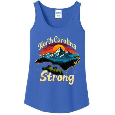 North Carolina Strong Strong Nc State Support Ladies Essential Tank