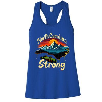 North Carolina Strong Strong Nc State Support Women's Racerback Tank