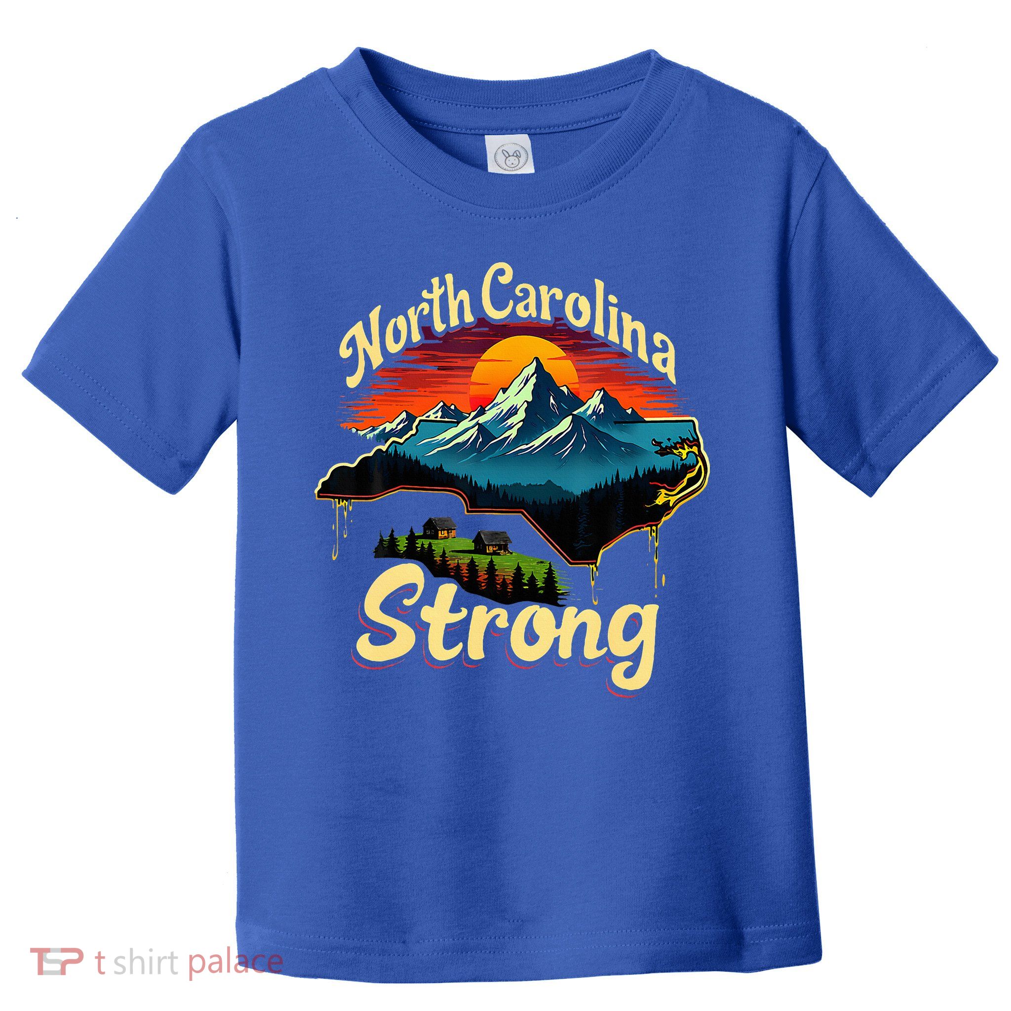 North Carolina Strong Strong Nc State Support Toddler T-Shirt